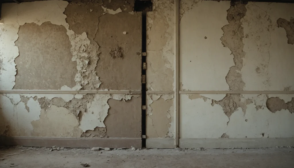 moisissures sur le mur