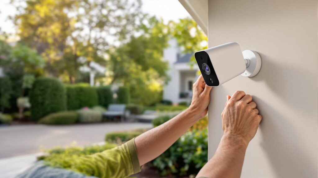 comment installer une caméra de surveillance wifi extérieur
