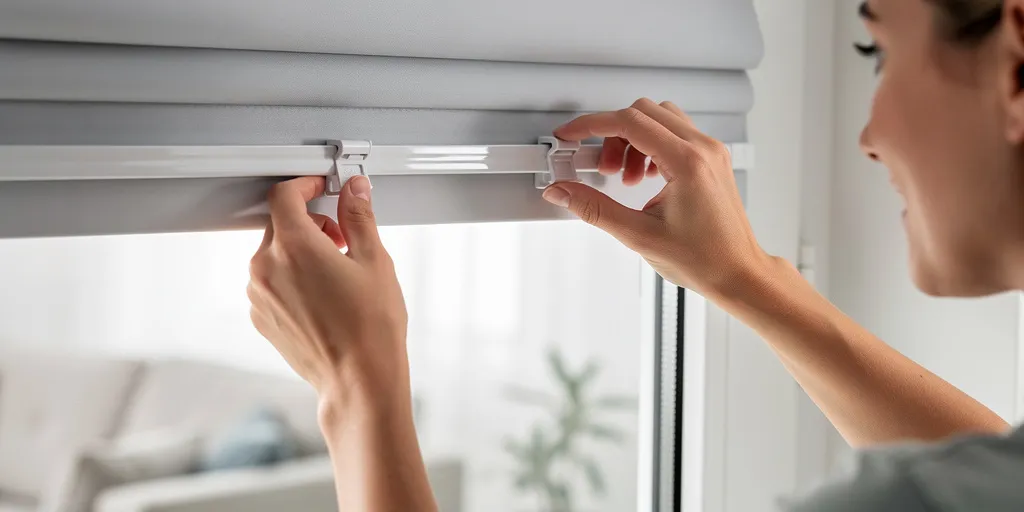 comment fixer un store sur fenêtre pvc sans percer