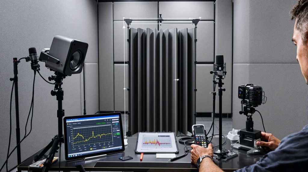 comment calculer l'affaiblissement acoustique