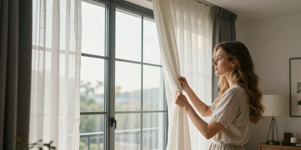 comment habiller une grande baie vitrée